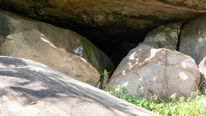 Natural caves formation around Guwahati Assam