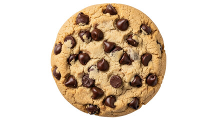 Isolated Chocolate Chip Cookie