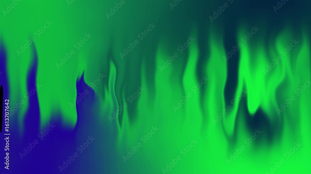 Poster dynamic green and blue abstract gradient motion background with fluid wave effects