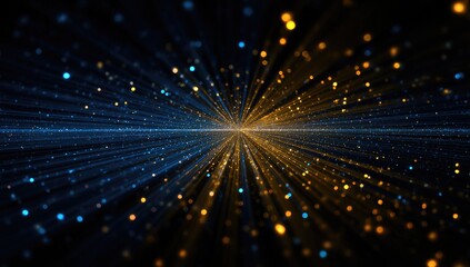 Naklejka premium Abstract cosmic explosion