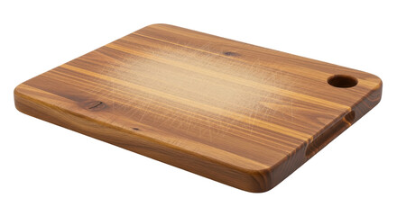 Isolated Wooden Cutting Board
