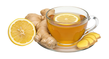 Isolated Ginger Tea