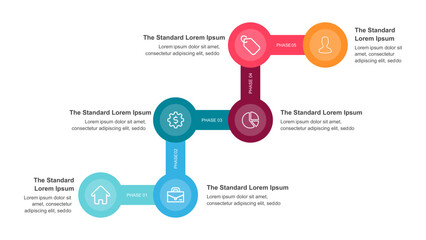 Roadmap Infographics for Business Planning and Strategy