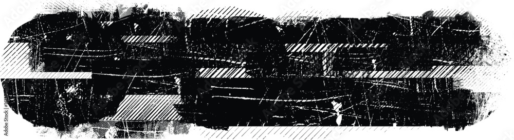 Poster grunge textured banner with rough edges. speckled texture. overlay grunge texture . simply place tex