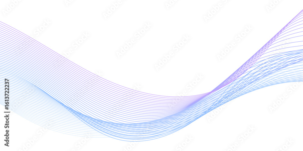 Poster abstract smooth soft blur wave digital geometric technology, data science frequency gradient lines o