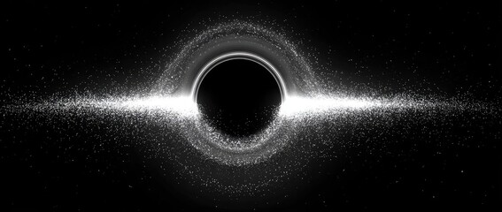 A black hole in space