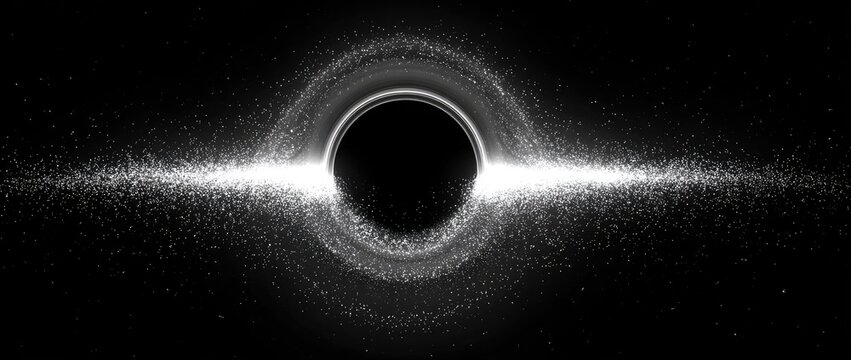 A black hole in space