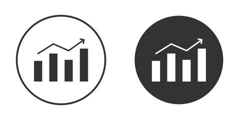 Bar diagram icon in solid black flat shape glyph icons.