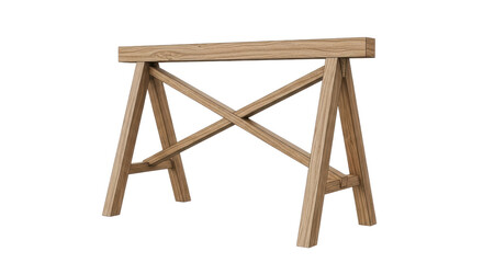 Isolated Sawhorse