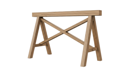 Isolated Sawhorse