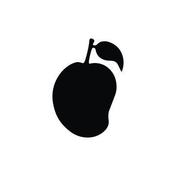silhouette of a mango