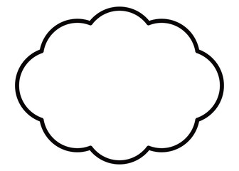 シンプルで使いやすい吹き出し