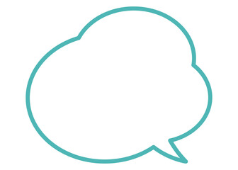 シンプルで使いやすい吹き出し