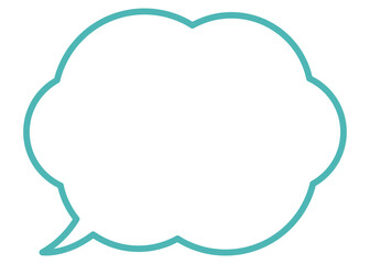 シンプルで使いやすい吹き出し