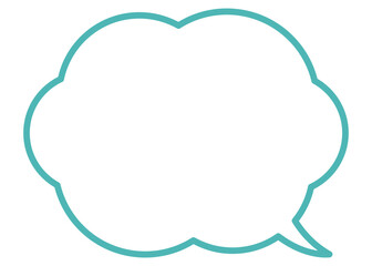 シンプルで使いやすい吹き出し