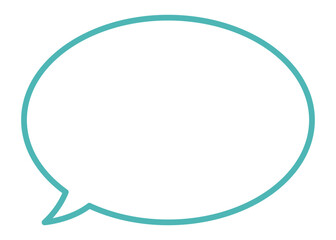 Fototapeta premium シンプルで使いやすい吹き出し