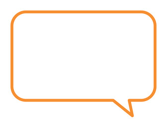 Fototapeta premium シンプルで使いやすい吹き出し