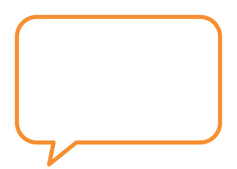 Fototapeta premium シンプルで使いやすい吹き出し