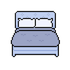 bed room icon pixel art