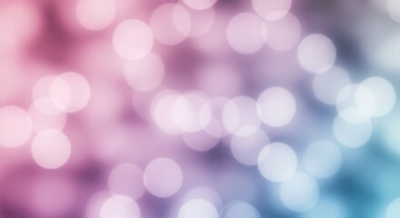 Fototapeta premium Soft bokeh lights with a gradient of pink purple and teal for a dreamy and magical background effect