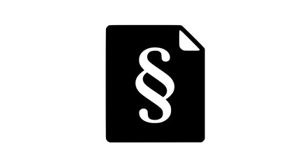 A file with the letter "S" black and white