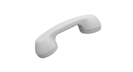 Isolated Vintage Telephone Receiver