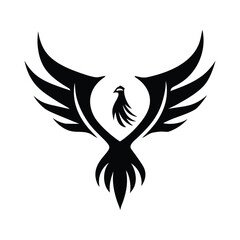 Obraz premium Luxury Phoenix Logo Template vector art