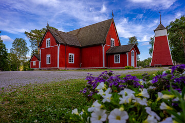 Historic Kustavi Church Built in 1783, Finland