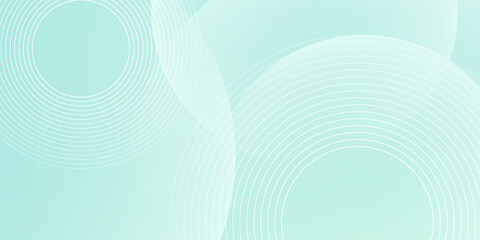 Minimalist banner background. Green and blue gradations.Circle geometric background. Simple design. Vector. EPS 10