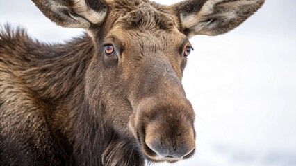 Fototapeta premium Moose, sharp and realistic, Photo,4K
