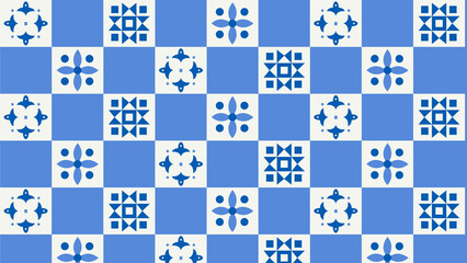Ornamental Mosaic Tile Background