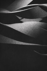 Wavy element in motion, dark background