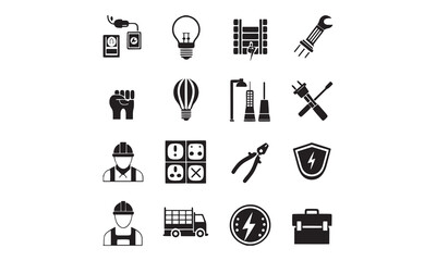 Electrical Icons And Symbols