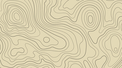 Light Beige Topography Drawing Background