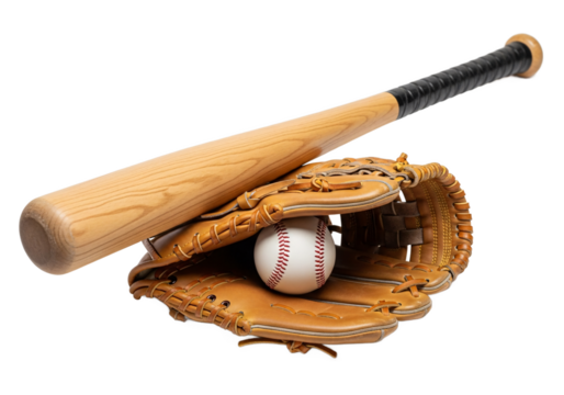 Dynamic baseball gear ready for action, perfect for sports enthusiasts and athletes seeking peak performance and victory.