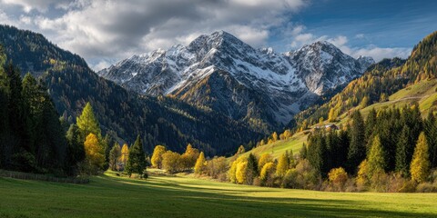 Autumnal Alpine Valley