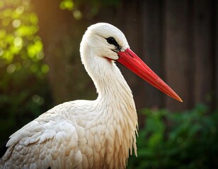 white stork ciconia