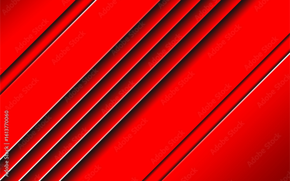 Aufkleber black and red diagonal lines background, futuristic dark red background with sharp black diagonal li