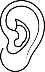 black silhouette of a woman face