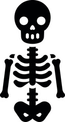 Minimalist skeleton icon