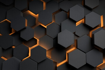 A Pattern of hierarchy cloth hexagon array random texture
