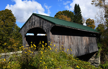 Church Street Covered Bridge in Vermont