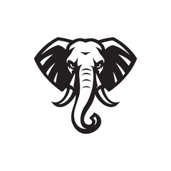 Fototapeta premium Elephant Head Mascot