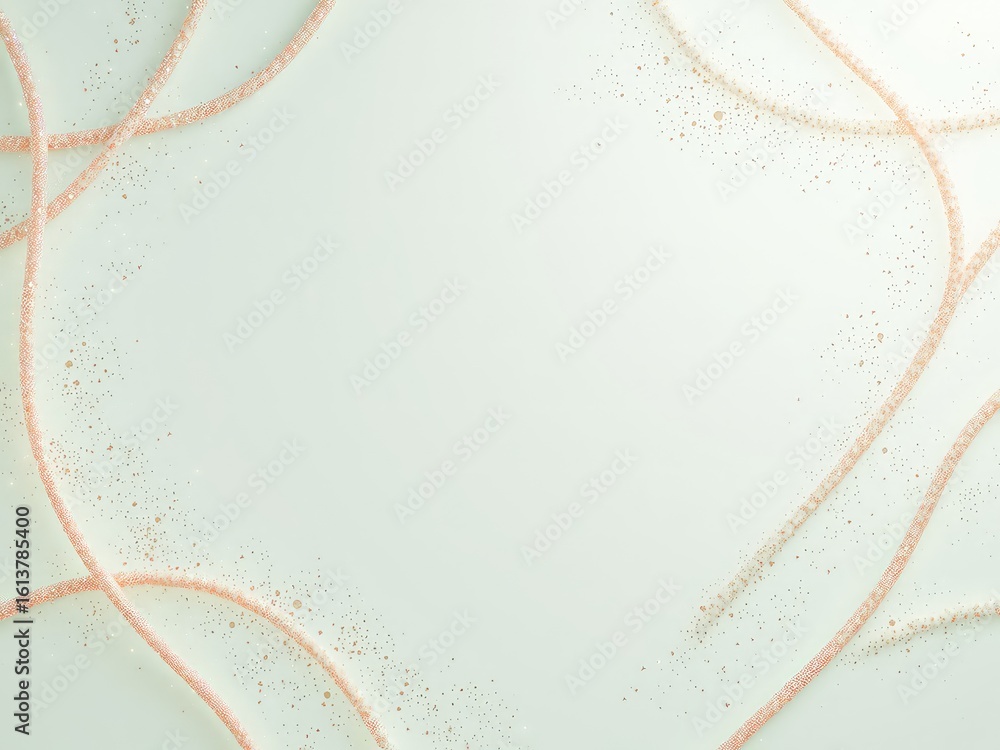 Poster elegant shimmering curves and scattered sparkle create a delicate, abstract background perfect for f