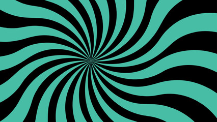 Abstract bold radial burst design with teal and black triangular rays. Starburst or explosion-like optical effect with dramatic, graphic, and modern appearance. Visuals, tech posters, energetic backgr