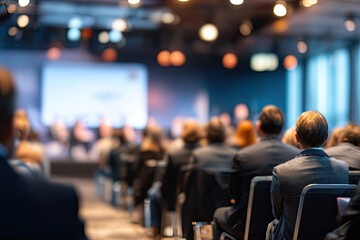 Conference hall filled with attendees