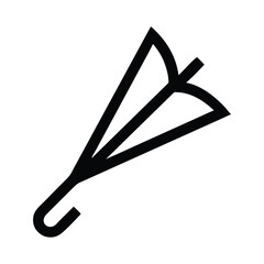Closed Umbrella Line Icon