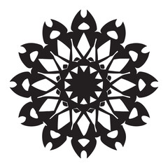 Geometric Tribal Star Mandala