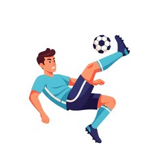 soccer player with ball