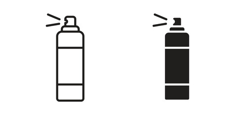 Air freshener icon vector editable. black vectors set